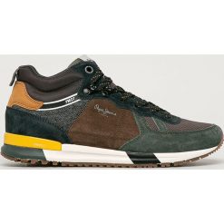 Pepe Jeans - Buty Tinker Pro 73. Zielone sneakersy męskie Pepe Jeans, z jeansu, na sznurówki. Za 479,90 zł.