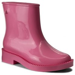 Kalosze MELISSA - Rain Drop Boot Ad 32185 Pink 01369. Różowe kalosze damskie marki Melissa, bez wzorów, z tworzywa sztucznego. W wyprzedaży za 279,00 zł.