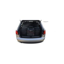 AUDI A4 AVANT, 2004-2012 TORBY DO BAGAŻNIKA 4 SZT KJUST - 7004023. Torby podróżne KJUST, bez wzorów, z kauczuku, klasyczne. Za 1079,00 zł.