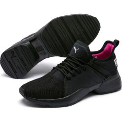 Puma buty treningowe damskie Sirena Black White 40. Czarne buty sportowe damskie Puma, w paski, z gumy, sportowe, na fitness i siłownię. Za 295,00 zł.