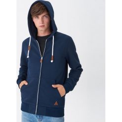 Rozpinana bluza z kapturem - Granatowy. Niebieskie bluzy męskie House, s, bez wzorów, z kapturem, bez rękawów, z kapturem. Za 139,99 zł.