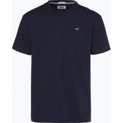 Tommy Jeans - T-shirt męski, niebieski. Niebieskie t-shirty męskie Tommy Jeans, m, w paski, z bawełny, bez kołnierzyka. Za 199,95 zł.