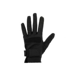 Rękawiczki jeździeckie Grip damskie. Czarne rękawiczki damskie marki FOUGANZA, bez wzorów, z elastanu. Za 39,99 zł.