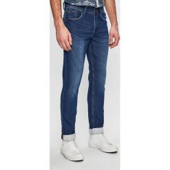 Blend - Jeansy. Niebieskie jeansy męskie Blend, z aplikacjami. W wyprzedaży za 89,90 zł.