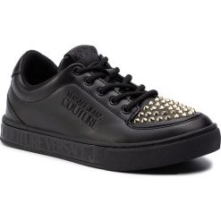 Sneakersy VERSACE JEANS COUTURE - E0VUBSO3 71186 899. Czarne półbuty damskie Versace Jeans Couture, z jeansu. Za 819,00 zł.