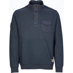 Bluza "Core" w kolorze granatowym. Niebieskie bluzy męskie Camel Active, m, bez wzorów, ze skóry, ze stójką, bez rękawów, bez kaptura. W wyprzedaży za 131,95 zł.