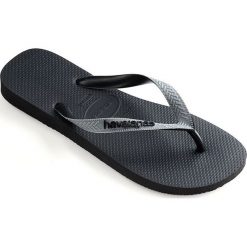 Havaianas - Japonki. Czarne kapcie męskie Havaianas, bez wzorów, z materiału. W wyprzedaży za 49,90 zł.