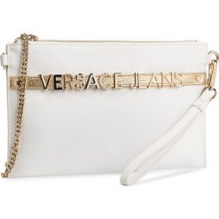 Torebka VERSACE JEANS - E3VTBPL1 70887 003. Białe torebki klasyczne damskie Versace Jeans, bez wzorów, z jeansu, klasyczne, bez dodatków. W wyprzedaży za 259,00 zł.