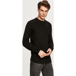 G-Star Raw - Sweter. Czarne swetry męskie G-Star RAW, s, bez wzorów, z bawełny, retro, z okrągłym kołnierzem, bez kaptura. Za 469,90 zł.