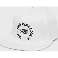 Vans - Czapka. Białe czapki męskie marki Vans, z bawełny. Za 119,90 zł.
