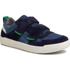 Sneakersy SUPERFIT - 6-06051-80 D Blau/Grün. Niebieskie trampki chłopięce Superfit, bez wzorów, ze skóry, na rzepy. Za 319,00 zł.
