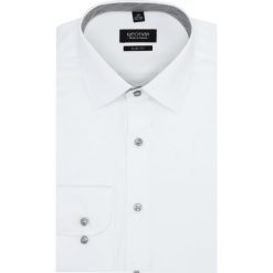 Koszula bexley 2147 długi rękaw slim fit biały. Białe koszule męskie Recman, m. Za 99,99 zł.