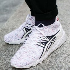 Buty Asics Gel-Kayano Trainer Knit MT (HN707-0101). Białe buty sportowe męskie Asics, z materiału, bez zapięcia, asics gel kayano. Za 357,49 zł.