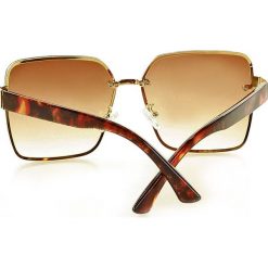 Retro okulary przeciwsłoneczne mazzini square big brąz. Pomarańczowe okulary przeciwsłoneczne damskie LOOKS STYLE EYEWAER, eleganckie. W wyprzedaży za 59,90 zł.