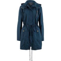Parka przejściowa bonprix ciemnoniebieski. Niebieskie parki damskie bonprix, bez wzorów, bez kaptura. Za 79,99 zł.