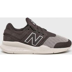 New Balance - Buty. Fioletowe buty sportowe damskie New Balance, bez wzorów, ze skóry, sportowe. W wyprzedaży za 349,90 zł.