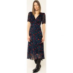 Sukienka codzienna The Kooples FROB19186K. Niebieskie sukienki damskie The Kooples, na co dzień, bez wzorów, z wiskozy, bez kołnierzyka, bez rękawów, proste. W wyprzedaży za 919,00 zł.
