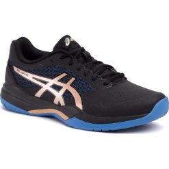 Buty ASICS - Gel-Game 7 1041A042 Black/Champagne 012. Czarne buty sportowe męskie Asics, ze skóry ekologicznej, bez zapięcia, tenisowe. Za 329,00 zł.