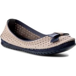 Baleriny damskie lakierowane: Baleriny MACIEJKA - 02997-13/00-0 Popiel/Granat