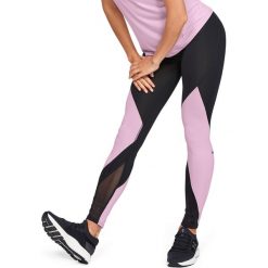 Under Armour RUSH Legginsy Różowy. Różowe spodnie damskie Under Armour, l, z elastanu. Za 326,95 zł.