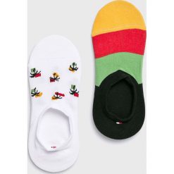 Tommy Hilfiger - Skarpety (2-pack). Białe skarpetki męskie TOMMY HILFIGER, bez wzorów, z bawełny. W wyprzedaży za 34,90 zł.