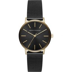 Zegarek ARMANI EXCHANGE - Lola AX5548 Black/Gold. Czarne zegarki damskie Armani Exchange. W wyprzedaży za 559,00 zł.