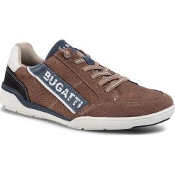 Sneakersy BUGATTI - 325-86901-5400-6300 Cognac. Pomarańczowe sneakersy męskie Bugatti, na co dzień, bez wzorów, ze skóry ekologicznej, bez zapięcia. Za 209,00 zł.