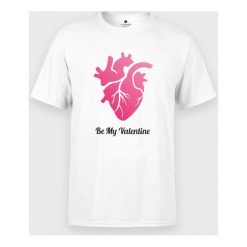 Koszulka męska Be my valentine. Koszulki męskie MegaKoszulki, m, bez wzorów, z bawełny, z podwójnym kołnierzykiem, bez rękawów. Za 49,90 zł.