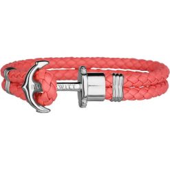 Bransoletka unisex Paul Hewitt Phrep Anchor PH-PH-L-S-CB-XL. Różowe bransoletki męskie Paul Hewitt. Za 225,00 zł.