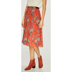 Pepe Jeans - Spódnica. Spódniczki damskie Pepe Jeans, na co dzień, s, w kwiaty, z poliesteru, casualowe, midi, proste. W wyprzedaży za 169,90 zł.