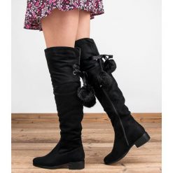 Kozaki damskie Foreverfolie H200 Czarne. Czarne kozaki damskie Foreverfolie, z materiału, eleganckie, na zamek. Za 89,00 zł.