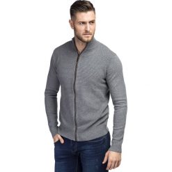 Sweter OSCAR SWPR000234. Szare swetry męskie Giacomo Conti, na zimę, m, bez wzorów, z bawełny, bez kołnierzyka, bez kaptura. Za 199,00 zł.