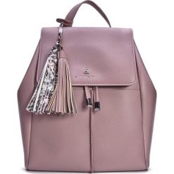 L'Atelier du Sac plecak Brooke 9154 różowy z pashmina. Różowe plecaki damskie L'Atelier du Sac, z aplikacjami, eleganckie. Za 389,00 zł.