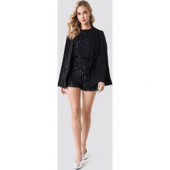 Bermudy damskie: NA-KD Party Szorty z cekinami – Black