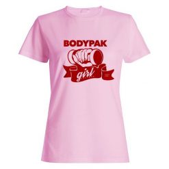 Bodypak Koszulka damska T-shirt WMN Girls Society różowy r. XL. Bluzki asymetryczne Bodypak, xl. Za 40,82 zł.