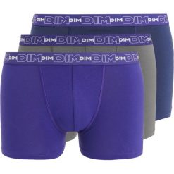 DIM 3 PACK Panty bleu nuit/gris fonce/violet lilas. Niebieskie bokserki męskie marki DIM, z elastanu. Za 149,00 zł.