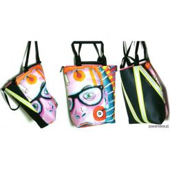 Torebki klasyczne damskie: 1168 art MIMA bag UNI & Marcin Painta print