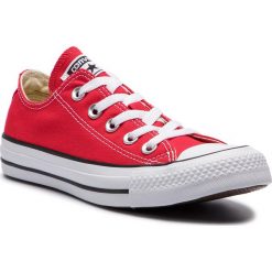 Trampki CONVERSE - All Star Ox M9696C Red. Czerwone półbuty damskie Converse, bez wzorów, z gumy, retro, bez zapięcia. W wyprzedaży za 199,00 zł.