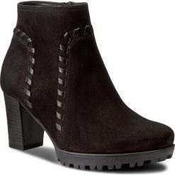 Botki GABOR - 72.864.47 Schwarz (Mikro). Czarne buty zimowe damskie marki Gabor, z materiału, na obcasie. W wyprzedaży za 309,00 zł.