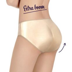 Figi Extra Boom Push-Up. Różowe figi damskie marki Astratex, z bawełny. Za 57,99 zł.
