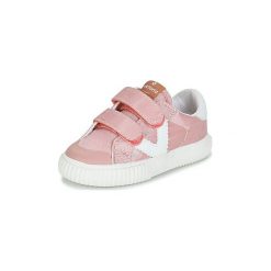 Buty Dziecko Victoria DEPORTIVO VELCROS NYLON. Różowe trampki dziewczęce Victoria, bez wzorów, z nylonu, bez zapięcia. Za 169,00 zł.