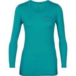 Icebreaker Damski t-shirt z długim rękawem Tech Lite, turkusowy S. Niebieskie koszulki damskie termoaktywne Icebreaker, s, bez wzorów. W wyprzedaży za 255,00 zł.