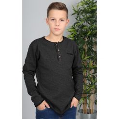 Czarna Bluzka NDZ8140. Czarne t-shirty chłopięce marki Fasardi, bez wzorów, bez rękawów. Za 39,00 zł.