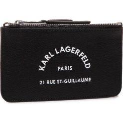 Duży Portfel Damski KARL LAGERFELD - 201W3268 Black 999. Czarne portfele damskie KARL LAGERFELD, bez wzorów, ze skóry. W wyprzedaży za 309,00 zł.