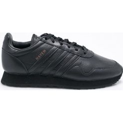 Adidas Originals - Buty Haven. Czarne halówki męskie marki adidas Originals, z materiału, na sznurówki. W wyprzedaży za 479,90 zł.