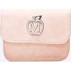 Manzana - Nerka. Różowe nerki damskie Manzana, w paski, z materiału, casualowe, bez dodatków. W wyprzedaży za 49,90 zł.