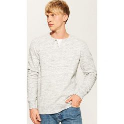 Bluza z guzikami - Szary. Szare bluzy męskie rozpinane marki House, l. Za 79,99 zł.