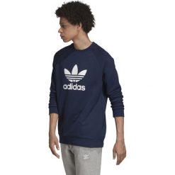 Adidas Originals Trefoil Warm-Up Bluza Niebieski. Niebieskie bluzy męskie adidas Originals, s, z nadrukiem, z bawełny, bez kołnierzyka, bez rękawów, bez kaptura. Za 214,95 zł.