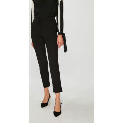 Answear - Spodnie. Czarne spodnie damskie marki ANSWEAR, s, z tkaniny. W wyprzedaży za 99,90 zł.