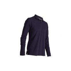 Koszulka polo do golfa granat. Niebieskie koszulki polo INESIS, m, z długim rękawem. Za 59,99 zł.